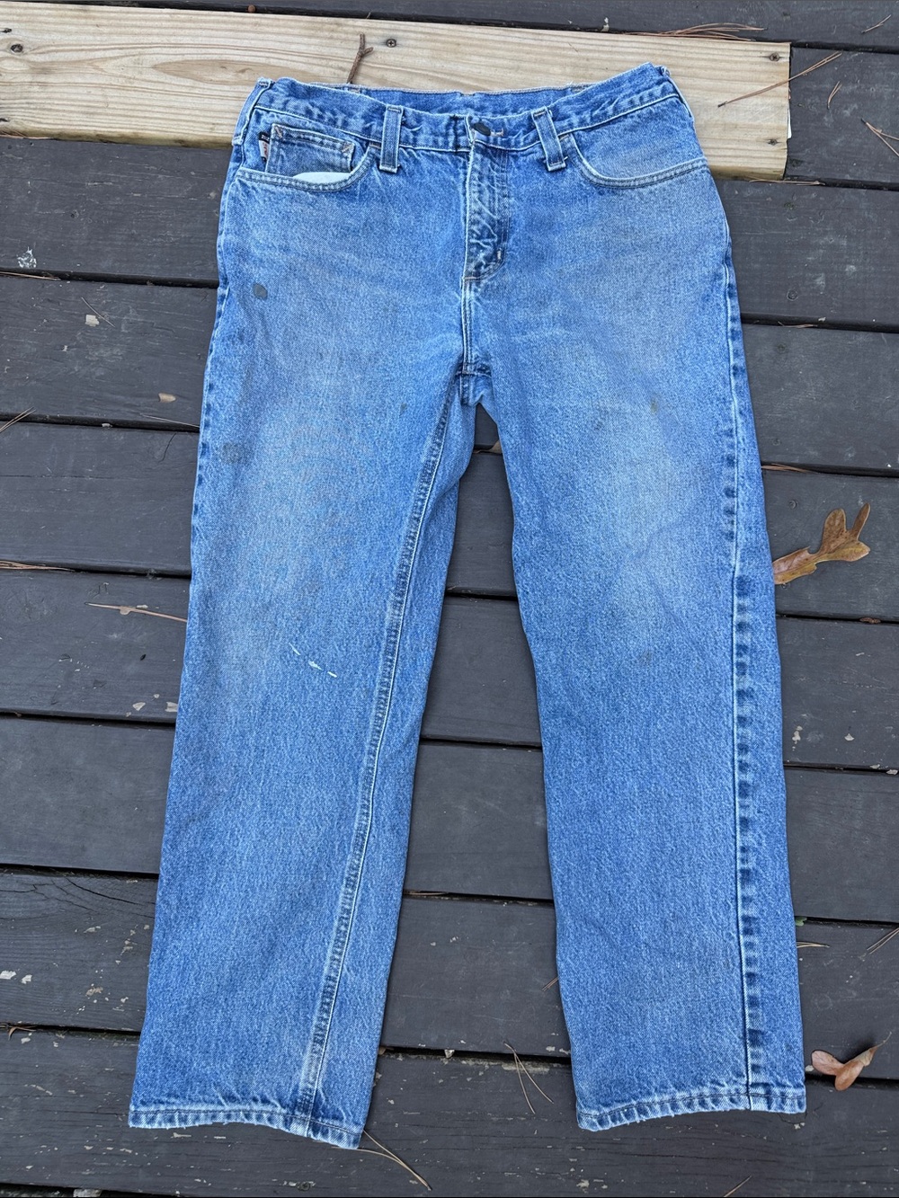 Carhartt FR Men's Straight Jeans 34x30 Fair Condition